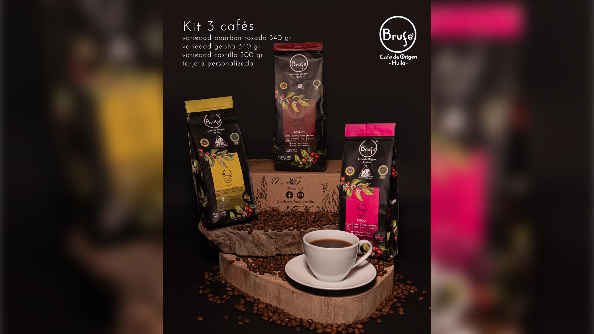 Kit Tres Cafés